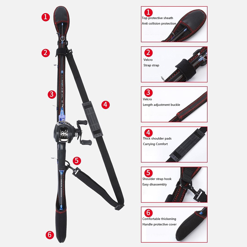 New Fishing Rod Protective She - Fishing Rod Case recension och pris