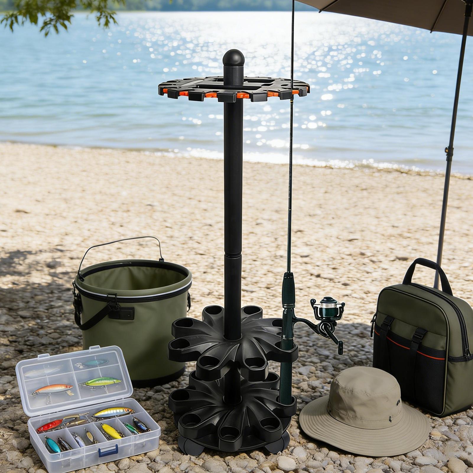 Fishing Rod Racks Angling Pole - Fishing Rod Travel recension och pris