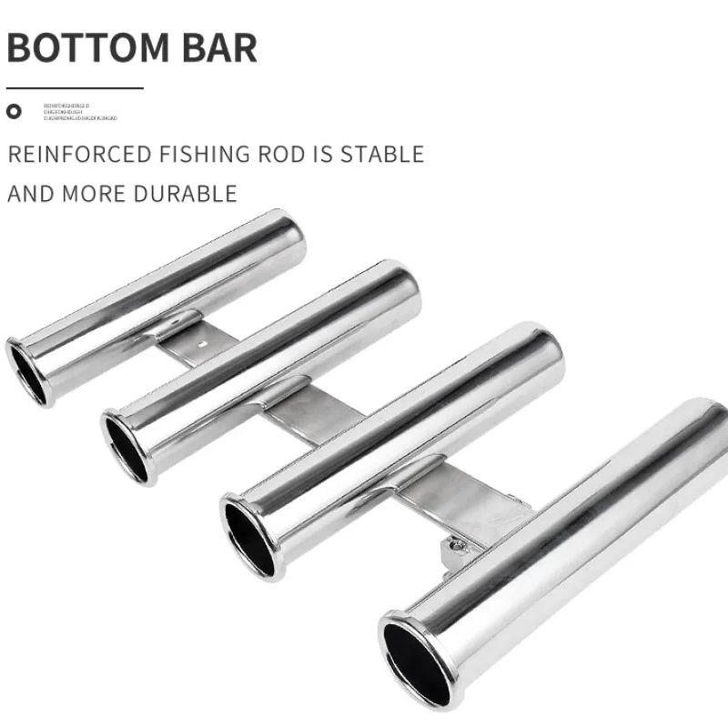 Stainless Steel 4 Tubes Rod Ho - Fishing Rod Holder recension och pris