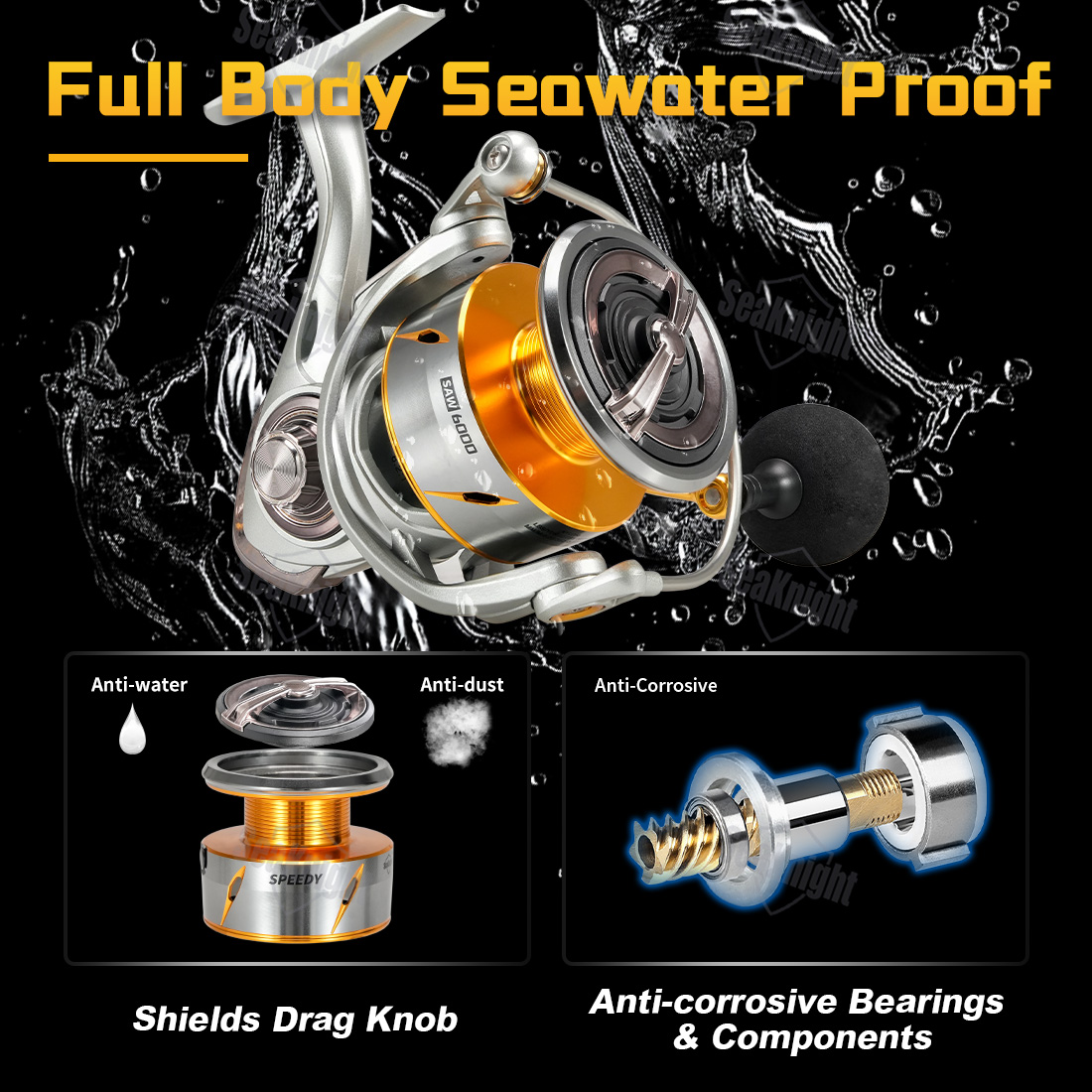 SeaKnight Brand Speedy SAW Sal - Kastking Reel Zephyr recension och pris