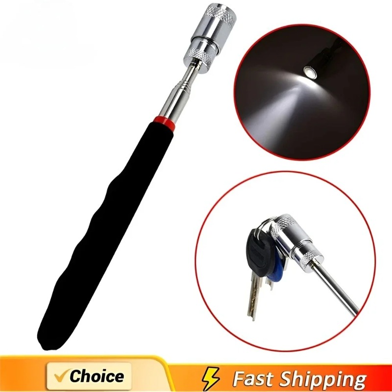 Telescopic Magnetic Pen with L - Fishing Rod Travel recension och pris