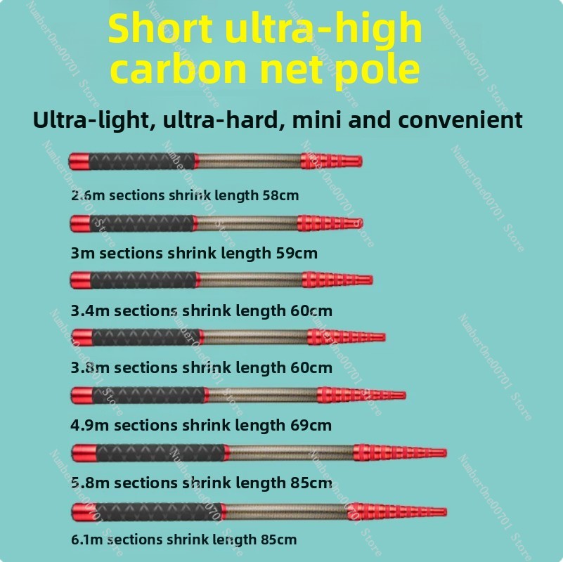 Short section ultra light, har - Fishing Rod Telescopic recension och pris